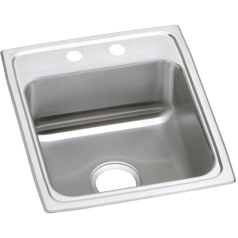 Celebrity 17" L x 20" W Drop-in Kitchen Sink, 2 hole