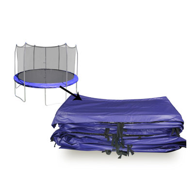 Coussin de remplacement pour trampoline rond bleu 12 pi Skywalker Trampolines