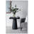 Square Side Table with Pedestal Base