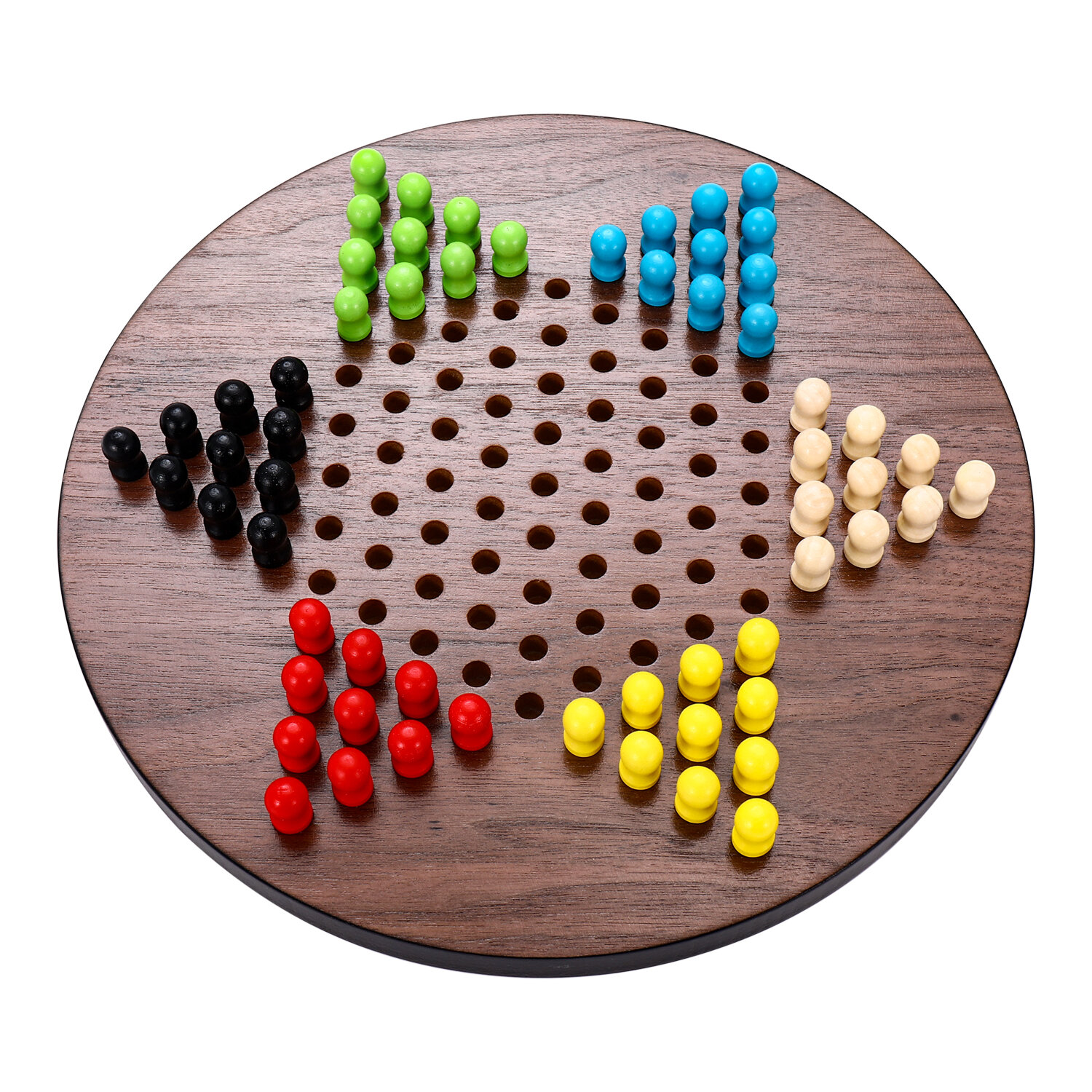 Sterling Games 6 Player Wood Chinese Checkers and Reviews Wayfair