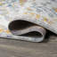 Tapis gris clair / bleu foncé / orange Lorena-1594365360