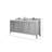 Nashville 72 In. W X 22 In. D Double Sink Bathroom Vanity With Cove Edge Empira White Quartz-112420224