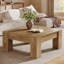 Pedestal Coffee Table with Storage