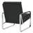 Abrham Faux Leather Armchair-2104234308