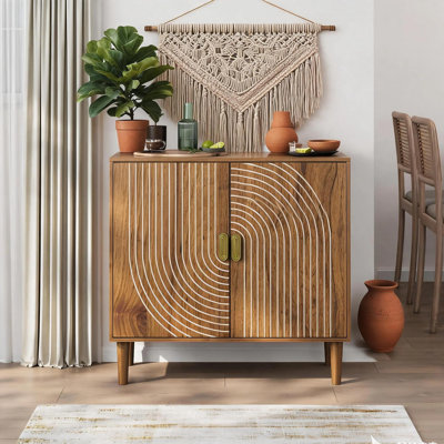 MDF Rectangle Accent Cabinet