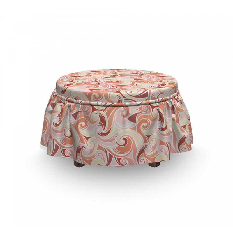 Housse pour repose-pieds tourbillons