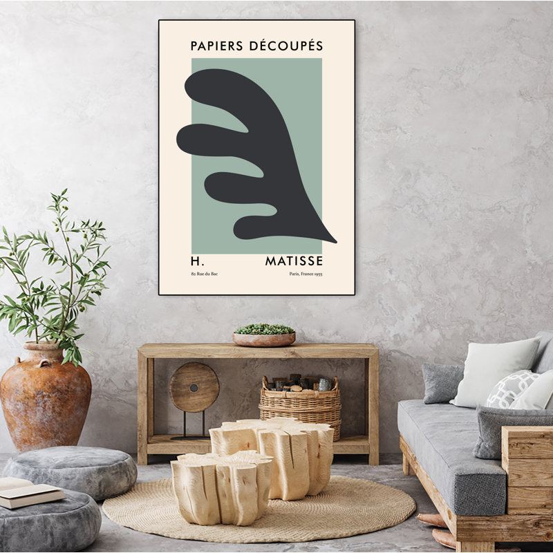 «Papiers Découpés Vi», toile encadrée, H 24 po x l 18 po