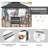 8 Ft. W x 5 Ft. D Steel Grill Gazebo-86138928
