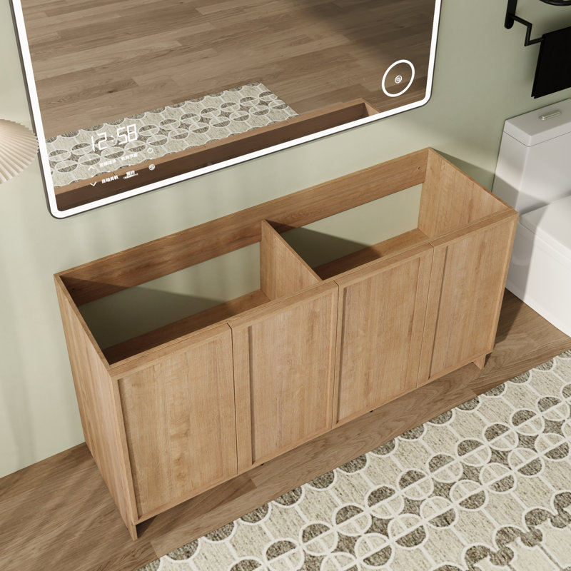 Solace 60 " Freestanding Standard Double Bathroom Vanity Base