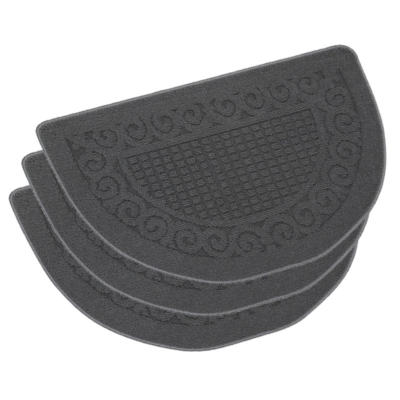 Tapis de cuisine Zaliya Home Decor, Gris