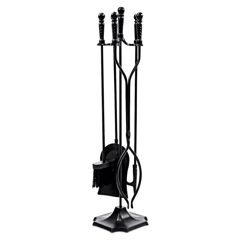 Braughton Iron Fireplace Tool Set