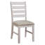 Ensemble de 2 chaises décontractées pour salle à manger