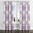 Boho Curtain panels - Paisley Soft Purple Mandala Grommet Curtain - 1 Panel-676223938-676223937