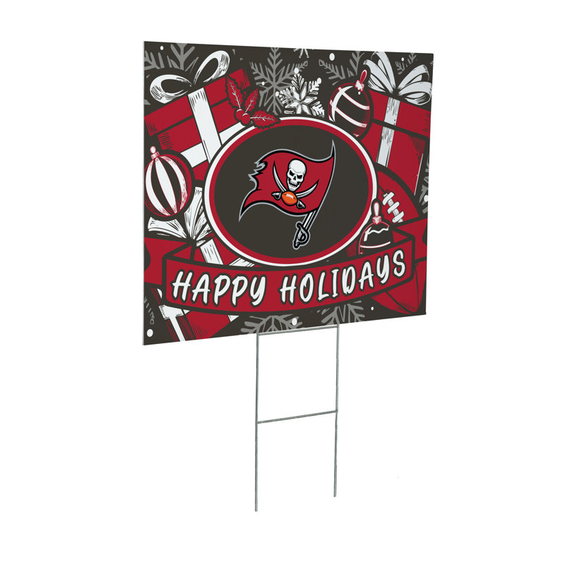 Enseigne de cour pour les Buccaneers de Tampa Bay, fête