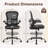 Inbox Zero Ergonomic Mesh Drafting Chair with Adjustable Footrest-1433676604-1433676606