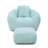 Giant Bean Bag Chair Withfootstool, Oversized Bean Bag  For Adults And Kids, Faux Fur Shell-Shaped Large Chair With Filler, Stuffed Big Accent Sofa,  Floor Sofa For Gaming,Reading Living Room Bedroom-384491151