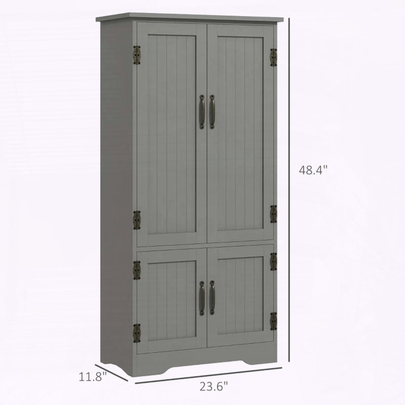 Armoire de rangement Farmhouse, Gris