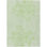 5' X 8' Mint Green Artichoke Green And Ivory Floral Washable Indoor Outdoor Area Rug