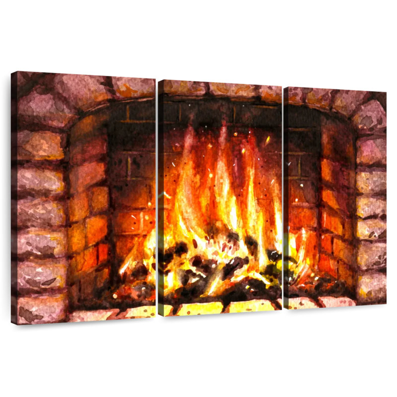 Lilie Fireplaces, 36" H x 57" W