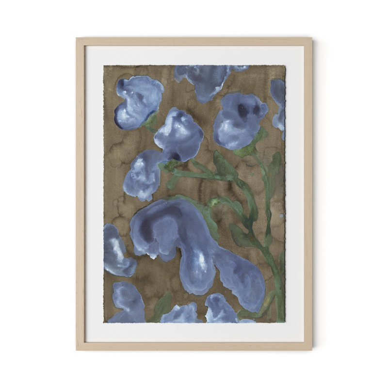 Violet Femmes Painting by Molly Franken, 24" H x 18" W, Beige