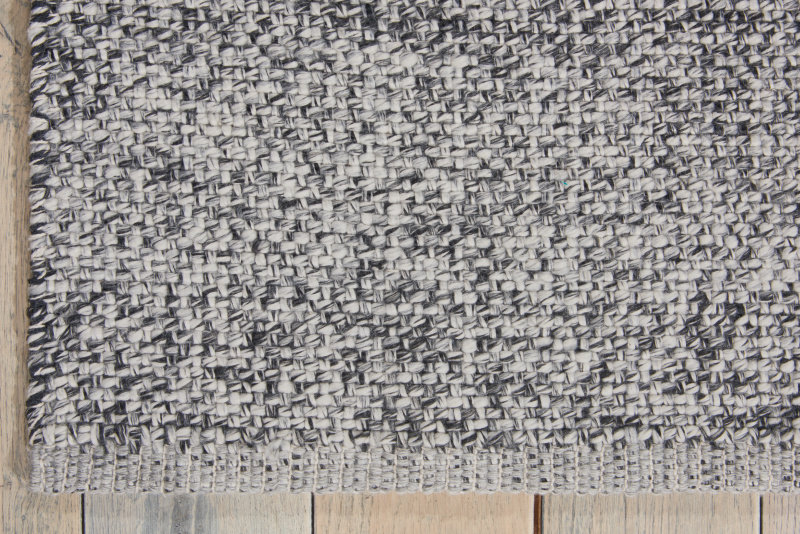 Tapis carbone noué à la main Tobiano, Rectangle 9 pi x 12 pi