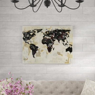 Carte du monde par Coppo Milton - impression