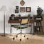 Chaise de bureau pivotante en similicuir Ayris-671295143