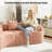 109.45" Curved Compression Sectional Sofa, No Assembly For Multiple Scenarios-893999260