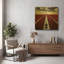 «We'Ll Meet Again 2 Landscape Sqaures» par DB Waterman, art mural en métal doré, 36 po x 36 po-1771552310