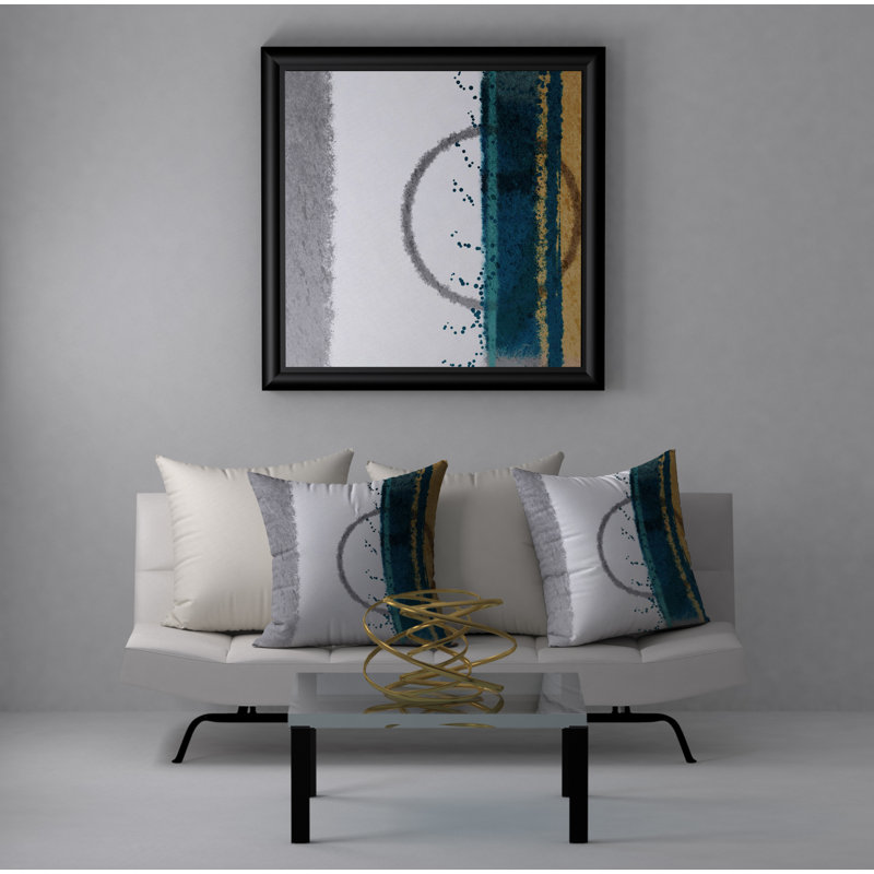 Housse de coussin décorative carrée Save, 20 po x 20 po