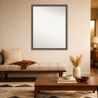 Miroir mural en bois non biseauté Raphael