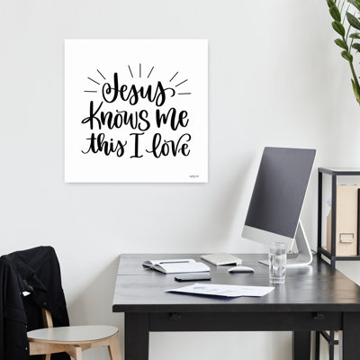 «Jesus Knows Me», art contemporain abstrait