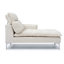 Chaise longue rembourrée Meshawn avec appui-tête réglable-2074531046