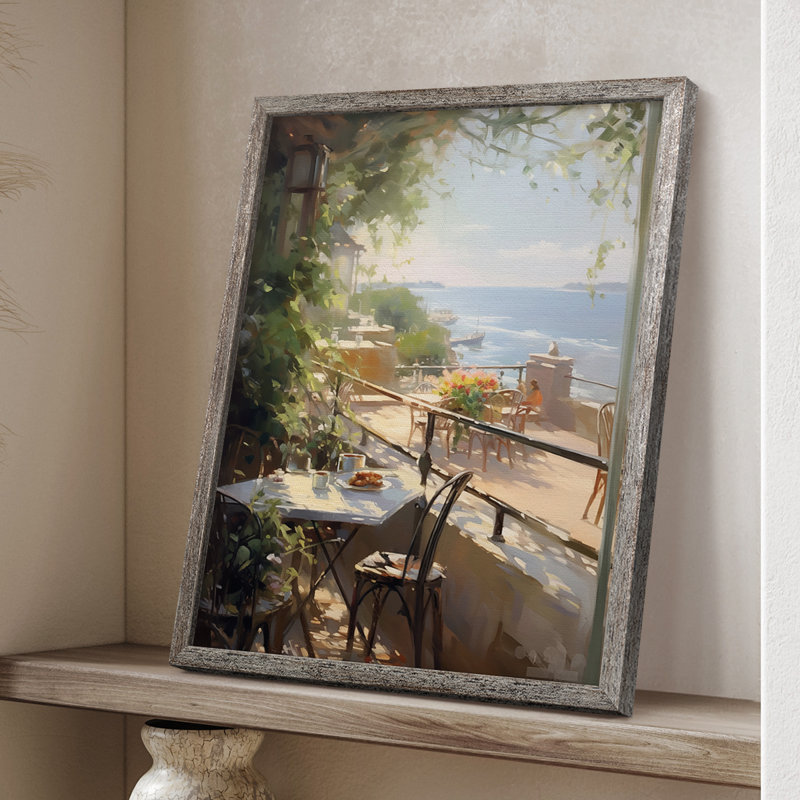 Reproduction encadrée FLORAL Series DCCXL III - bois massif, H 15 po x l 12 po
