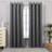 Deconovo Silver Diamond Pattern Curtain Pair-78279284-78279278