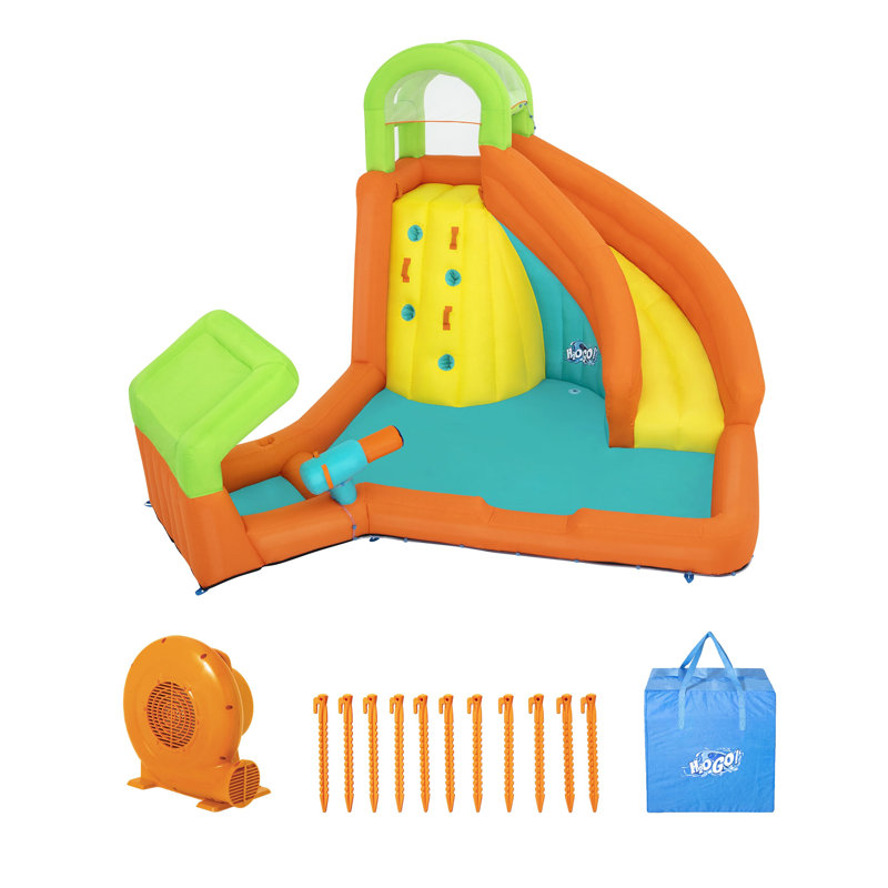 H2OGO! 8.6 ft x 13.9 ft x 12.1 ft Plastic Inflatable Slide