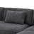 Stever 150 " Corduroy U-Shaped Corner Sectional-1894990512