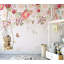 Papier peint amovible floral rose doux-1589326500