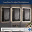 Miroir de meuble-lavabo rétro-éclairé à DEL de qualité supérieure avec fonction antibuée, verre trempé résistant aux chocs et cadre en aluminium durable-1754909093