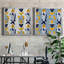 "Patterned Fish Collection H", ensemble de 2 impressions encadrées-240177303-246056036-240177297