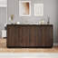 Buffets avec prise de courant, bois de noyer, cuisine moderne
