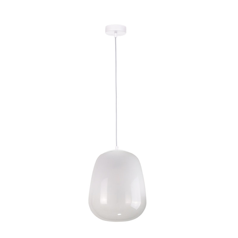 Crestwood 1 - Light Single Pendant, White, Smoky White