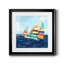 Raton laveur - peinture encadrée-14895340-14895341