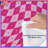 Pink Wavy Checkered Pattern Comforter-128741656