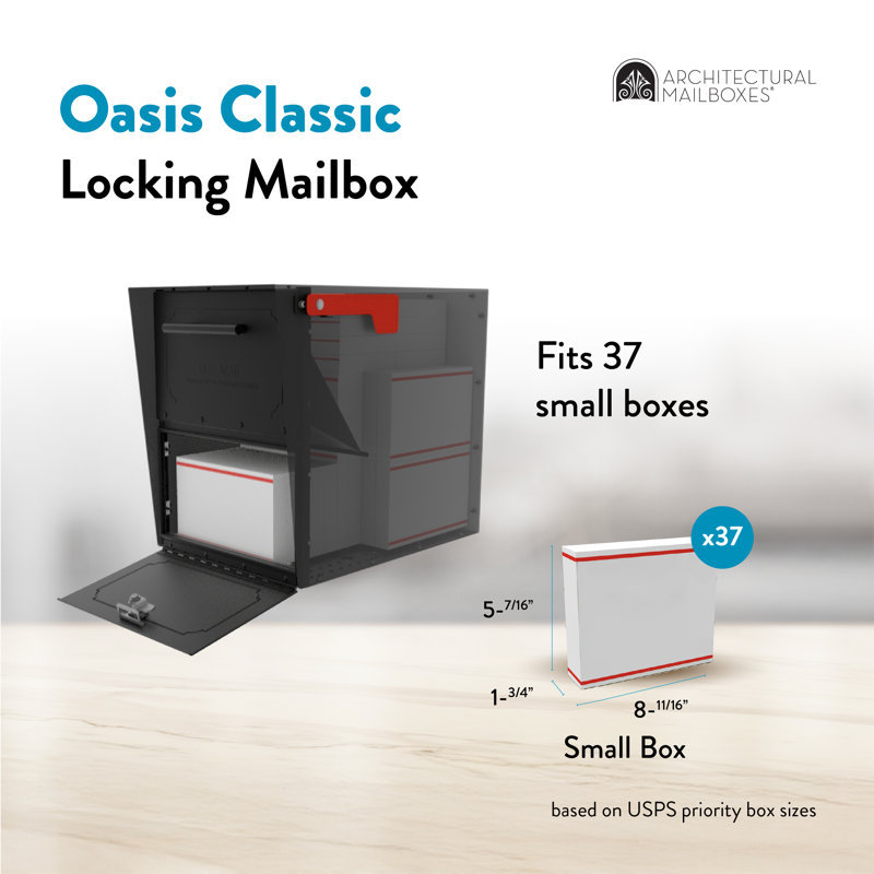 Boîte aux lettres Oasis Classic, Noir