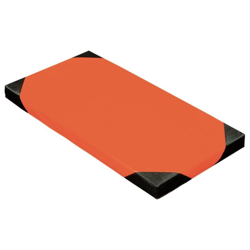 Landing Mats L: Th: 3 po, 3" H x 48" W x 24" D, Orange