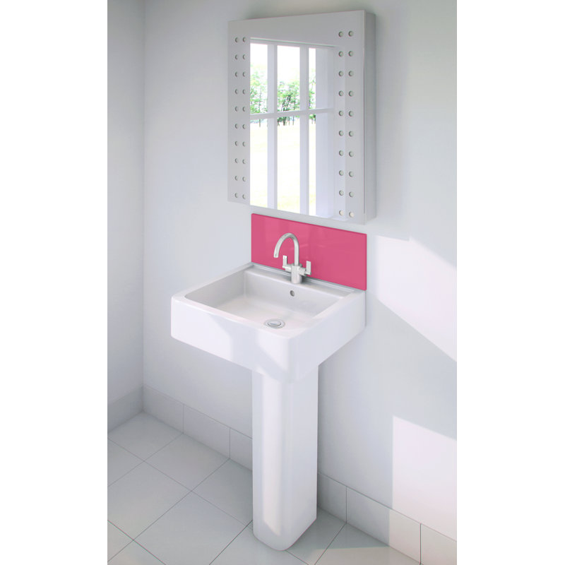 20 cm. W x 60 cm. L Peel and Stick, Deeppink