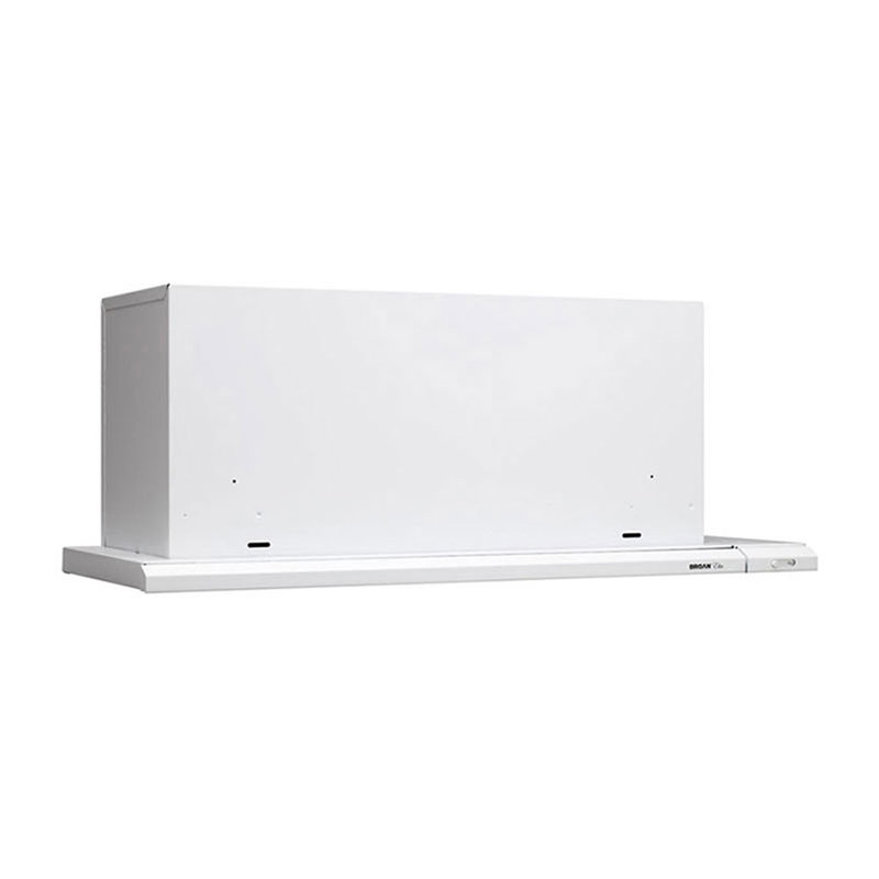 Broan-NuTone 36" Stainless Steel 1050 CFM Ducted (Vented) Wall Range Hood with Mesh Filter, White