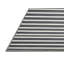 Tapis gris à rayures horizontales lavable à la machine-2098333642