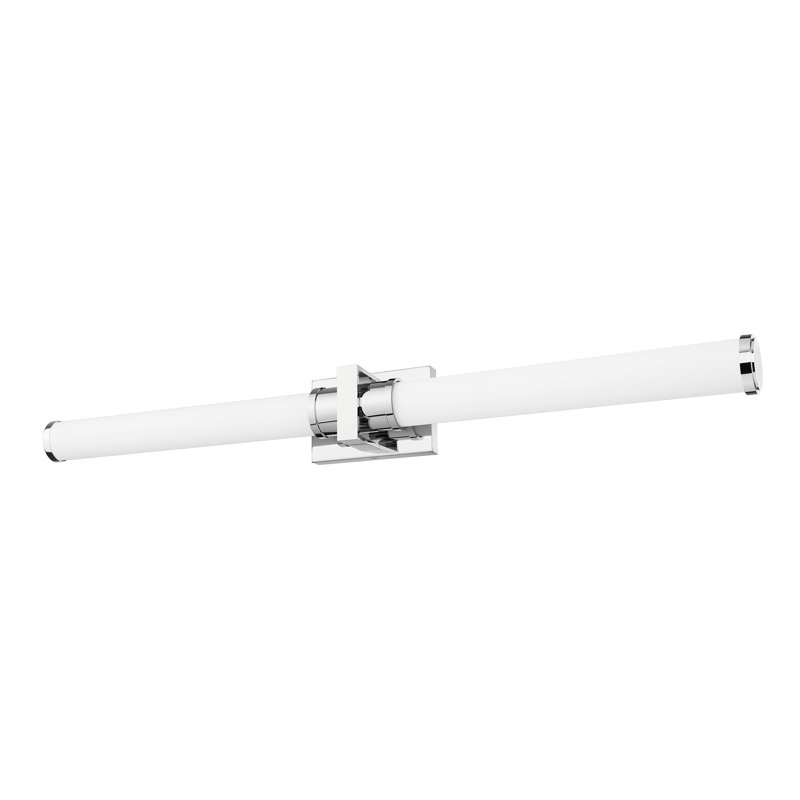 Meuble-lavabo 1 lumière 40,5 po Clarissa en nickel brossé Clarissa, Chrome